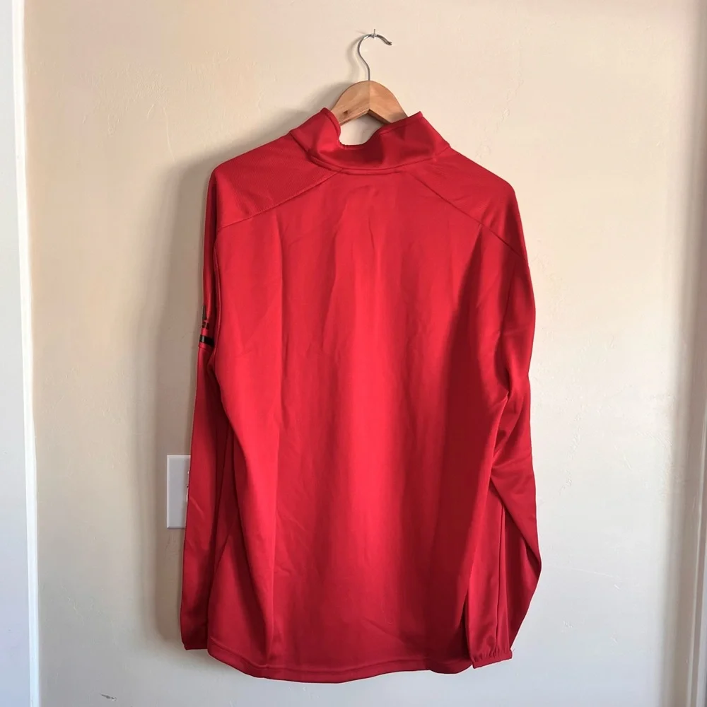 NWT Adidas Men’s Quarter Zip Climate Pullover